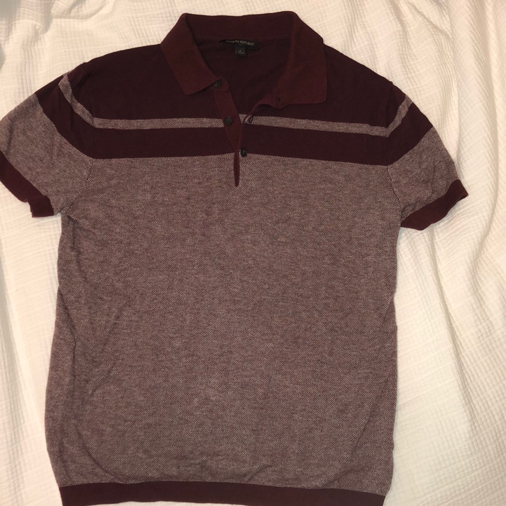 Men’s Banana Republic Burgundy Polo